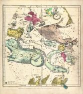Constellations October - December, Atlas Designed to Illustrate the Geography of the Heavens 1835